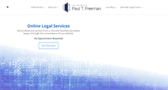 Desktop Screenshot of freemandigitallaw.com