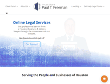Tablet Screenshot of freemandigitallaw.com